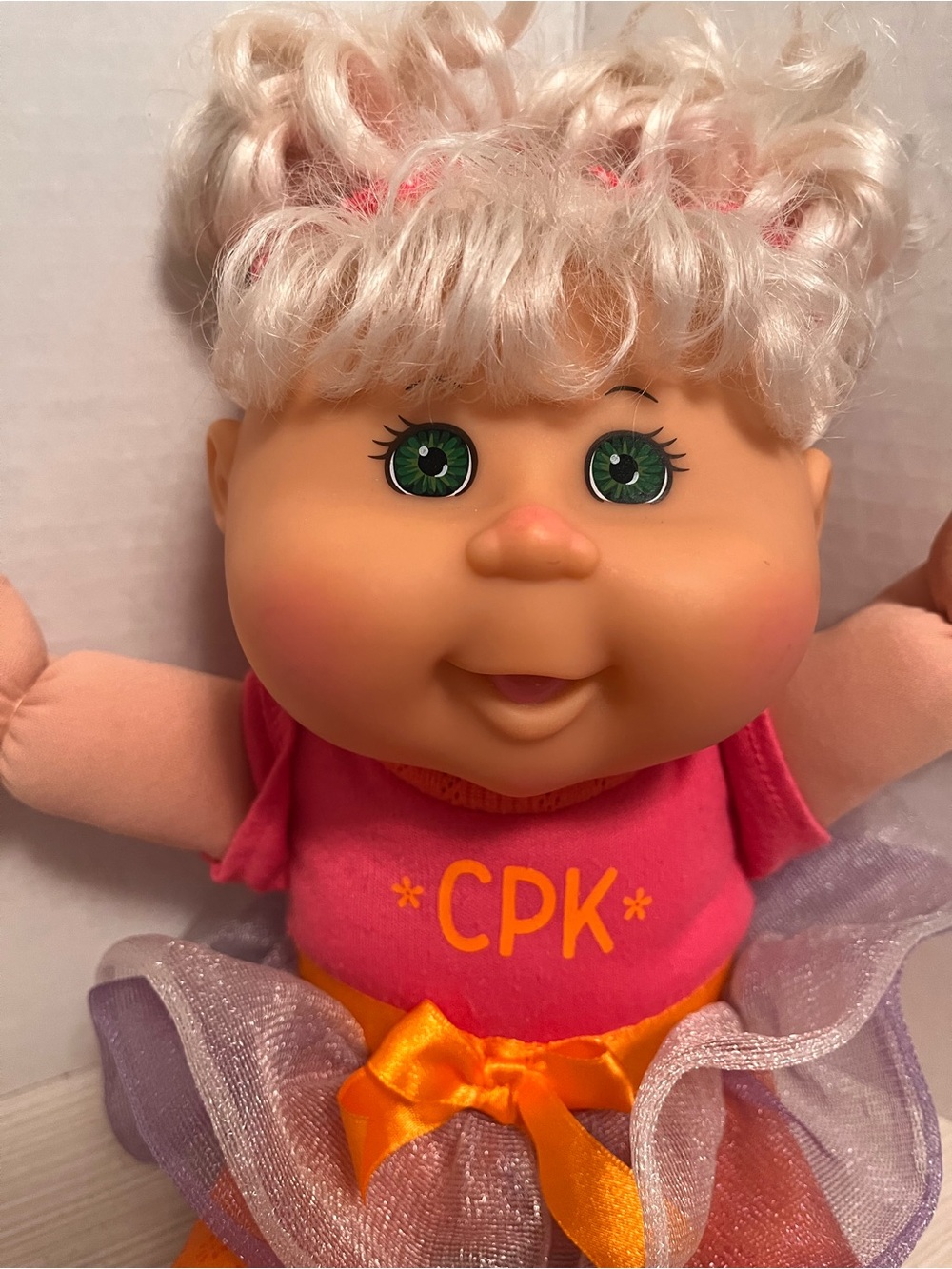 Ballerina Cabbage Patch Kid 2011 Green Eyes Blond Hair 9”